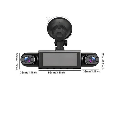 HD Night Vision Dash Cam  With Adjustable Lens