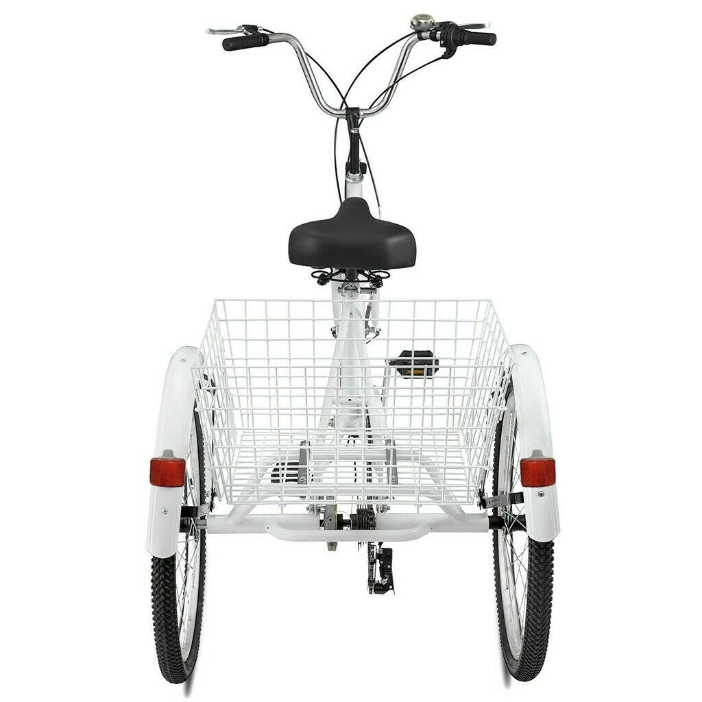 Heavy Duty Adult Three Wheeled Tricycle Bike 24" - Westfield Retailers