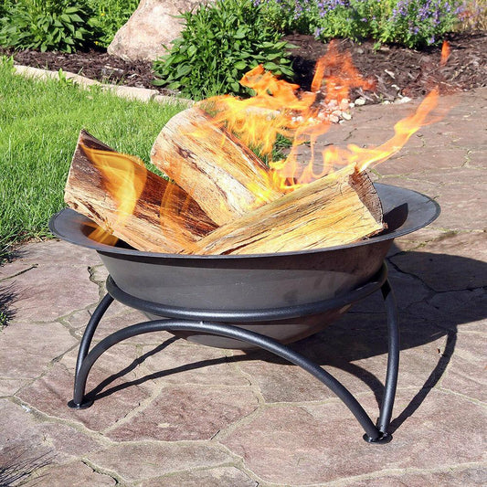 Portable Small Outdoor Backyard Wood Burning Fire Pit - Westfield Retailers