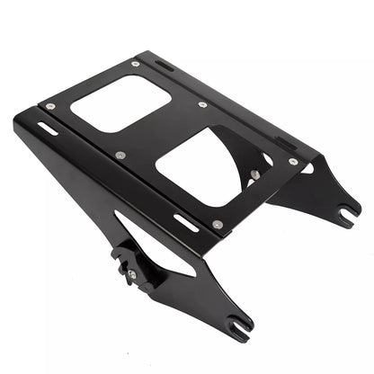 Two Up Tour Pack Mount Rack Bracket For Harley Touring Road King Glide