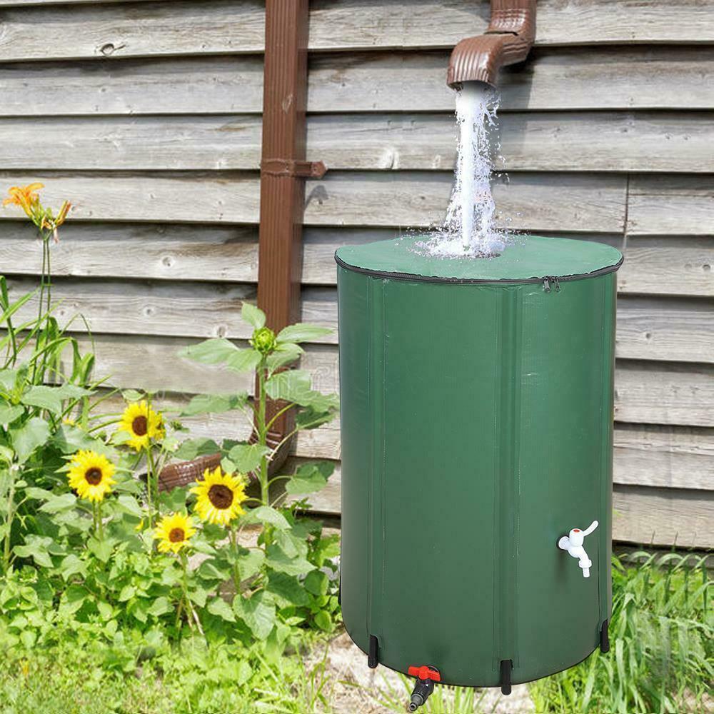 Portable Folding Rain Water Collector Barrel System 100 Gallon - Westfield Retailers