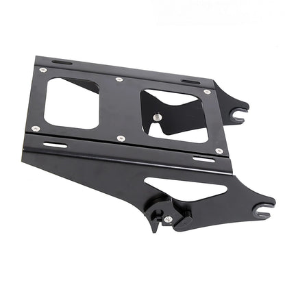 Two Up Tour Pack Mount Rack Bracket For Harley Touring Road King Glide