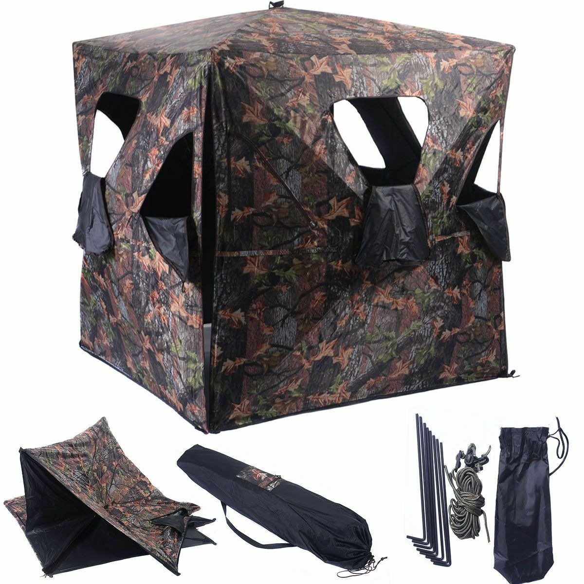 Portable Weather Resistant Pop Up Deer Hunting Ground Box Blind - Westfield Retailers