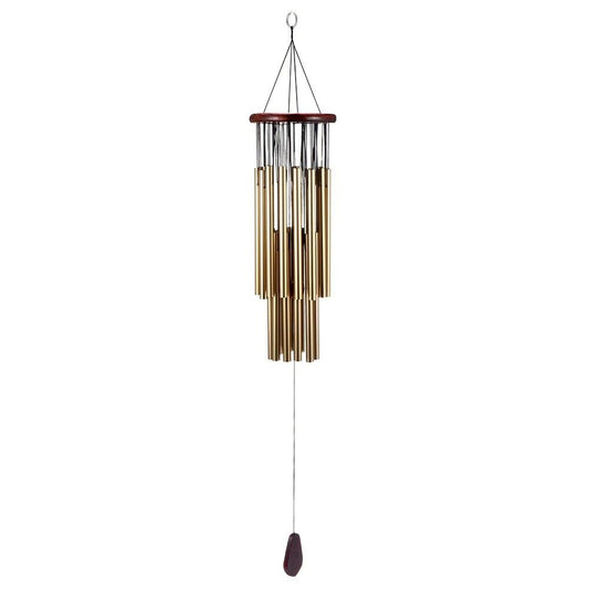 Unique Golden Outdoor Metal Sympathy Wind Chime - Westfield Retailers