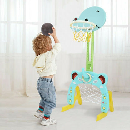 Kids 4 in 1 Indoor Basketball Hoop Goal - Westfield Retailers