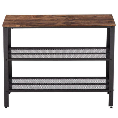 Small Compact Narrow Entryway Wood Console Sofa Table With Storage - Westfield Retailers