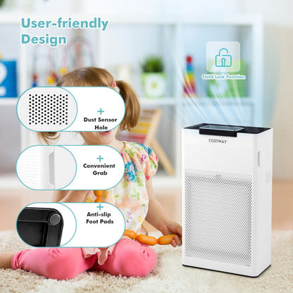 Air Purrify™ - Ozone Free Air Purifier with H13 True HEPA Filter Air Cleaner up to 1200 Sq. Ft