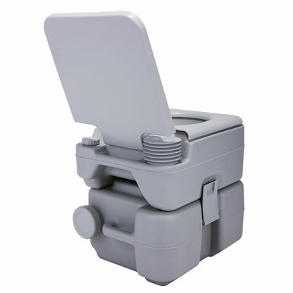 Portable Toilet 5 Gallon 20L Flush Outdoor Camping Toilet Potty Travel Car SUV - Westfield Retailers