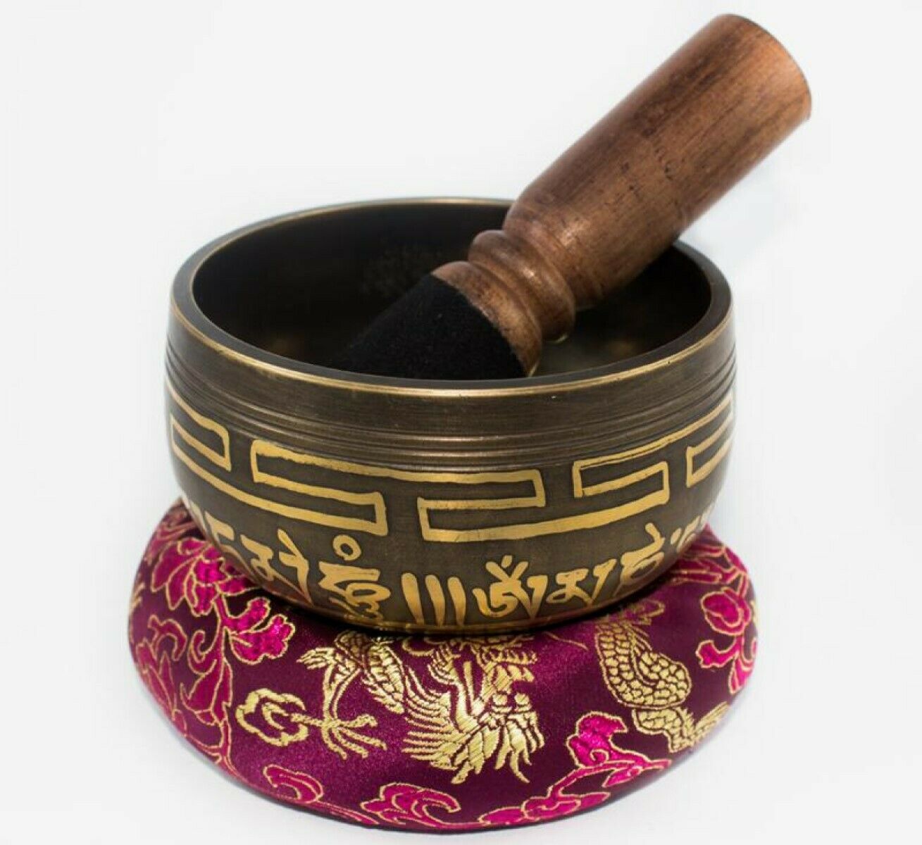 Original Tibetan Singing Bowl Set 4 " Meditation Sound Bowl made in Nepal - Westfield Retailers