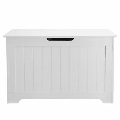 Large Wooden Storage Bedroom Trunk Chest White - Westfield Retailers