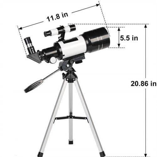 Beginner Friendly Astronomical Telescope - Moon-watching w/ Tripod Table Present - 150x Zoom - Westfield Retailers