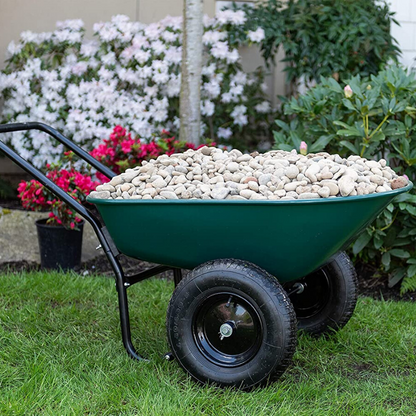 Heavy Duty Two Wheel Small Garden Wheelbarrow - Westfield Retailers