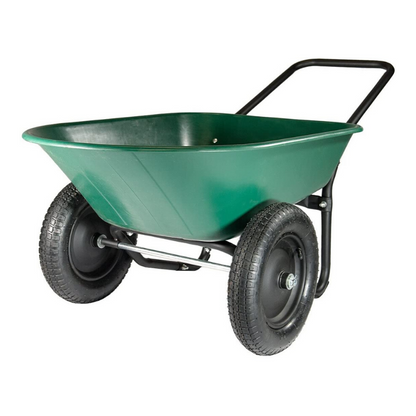 Heavy Duty Two Wheel Small Garden Wheelbarrow - Westfield Retailers