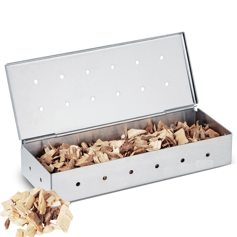 Premium Gas Grill Wood Chip Smoker Box - Westfield Retailers