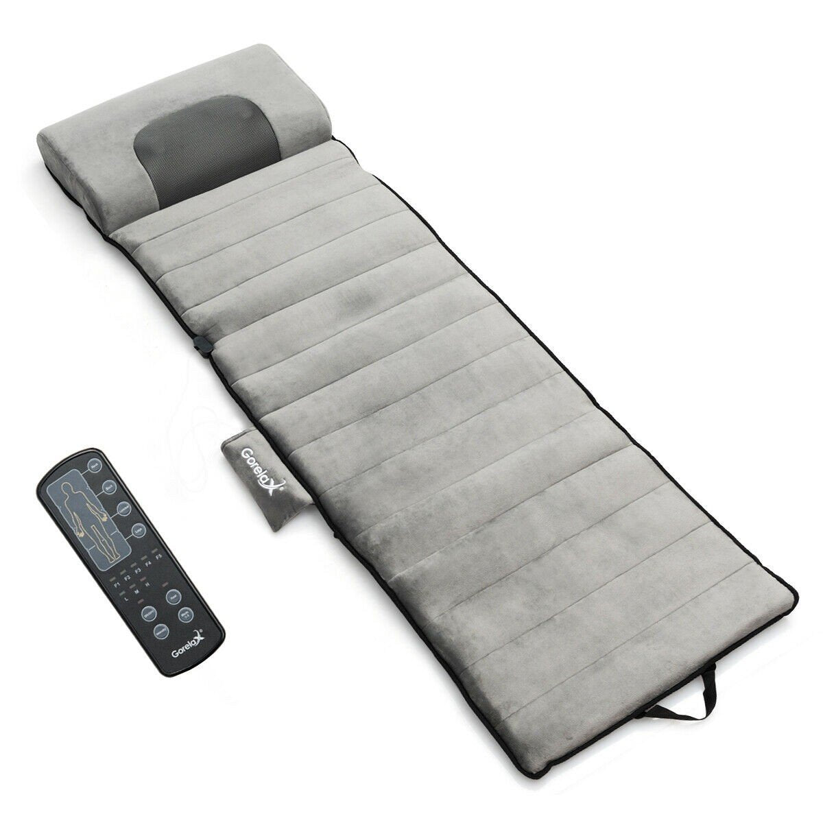 Foldable Full Body Massage Mat with Shiatsu Heated Neck Massager | Massage Heating Pad - Westfield Retailers