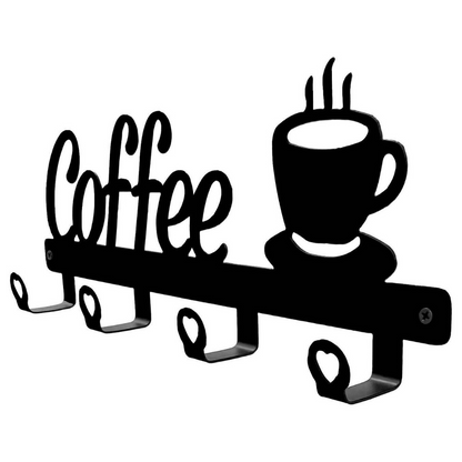 Spacious Wall Mounted Coffee Mug Holder Rack - Westfield Retailers