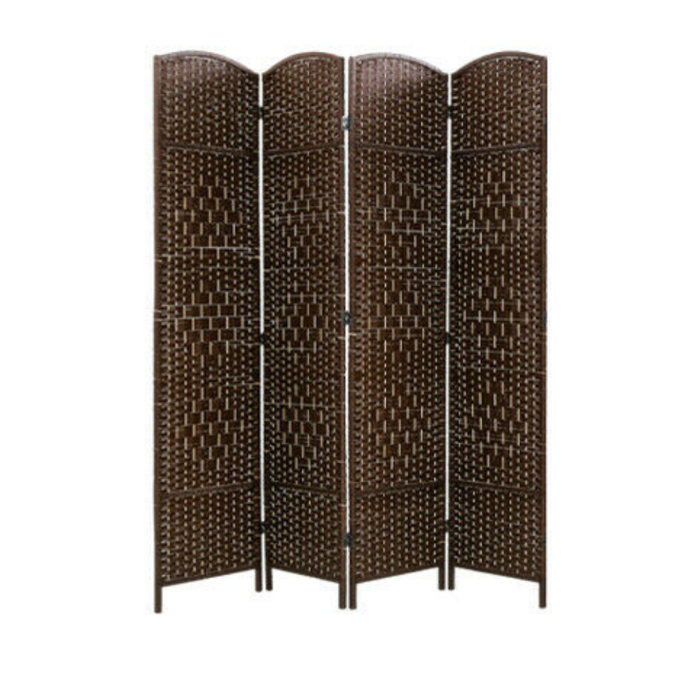 Modern Wooden 4-Panel Folding Room Divider Partition Screen - Westfield Retailers