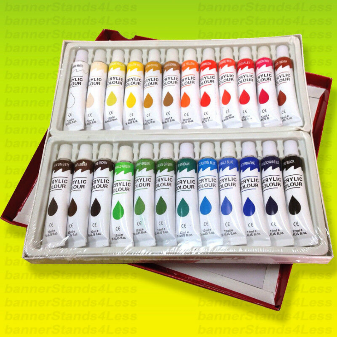 Premium Acrylic Paint Set Kit 24 pcs - Westfield Retailers