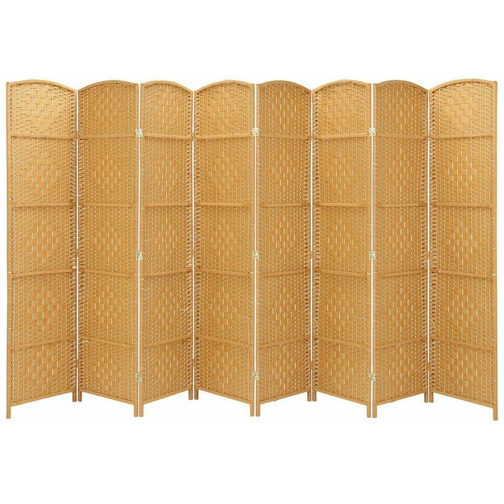 Large Folding Indoor Privacy Room Partition Screen Divider 8 Panels - Westfield Retailers