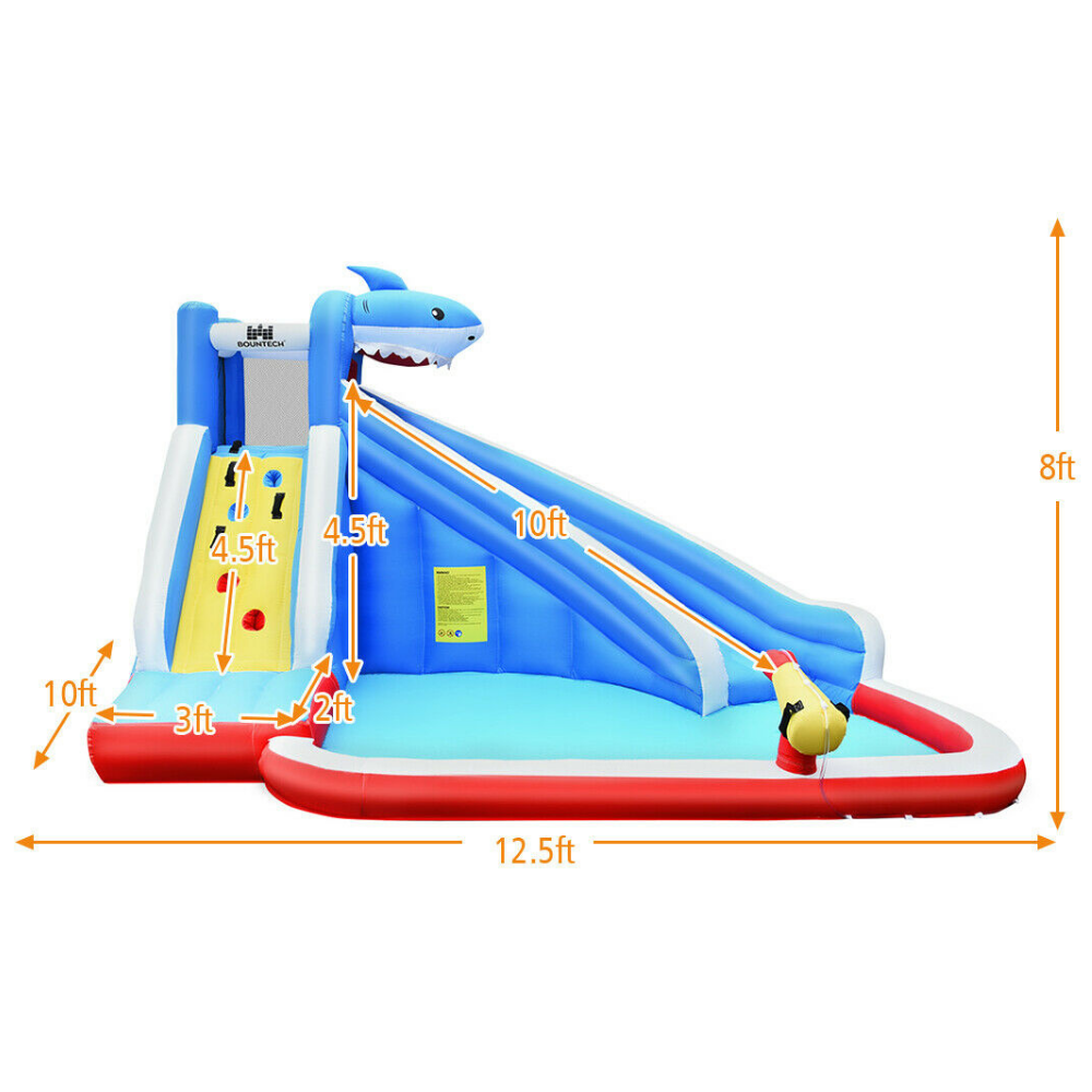 Giant Spacious Kids Inflatable Blow Up Water Slide Pool - Westfield Retailers