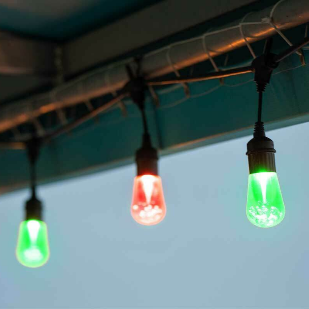 Smart LED Hanging Outdoor Patio String Lights - Westfield Retailers