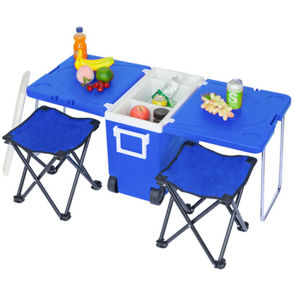 Small Folding Portable Picnic Table With Cooler - Westfield Retailers