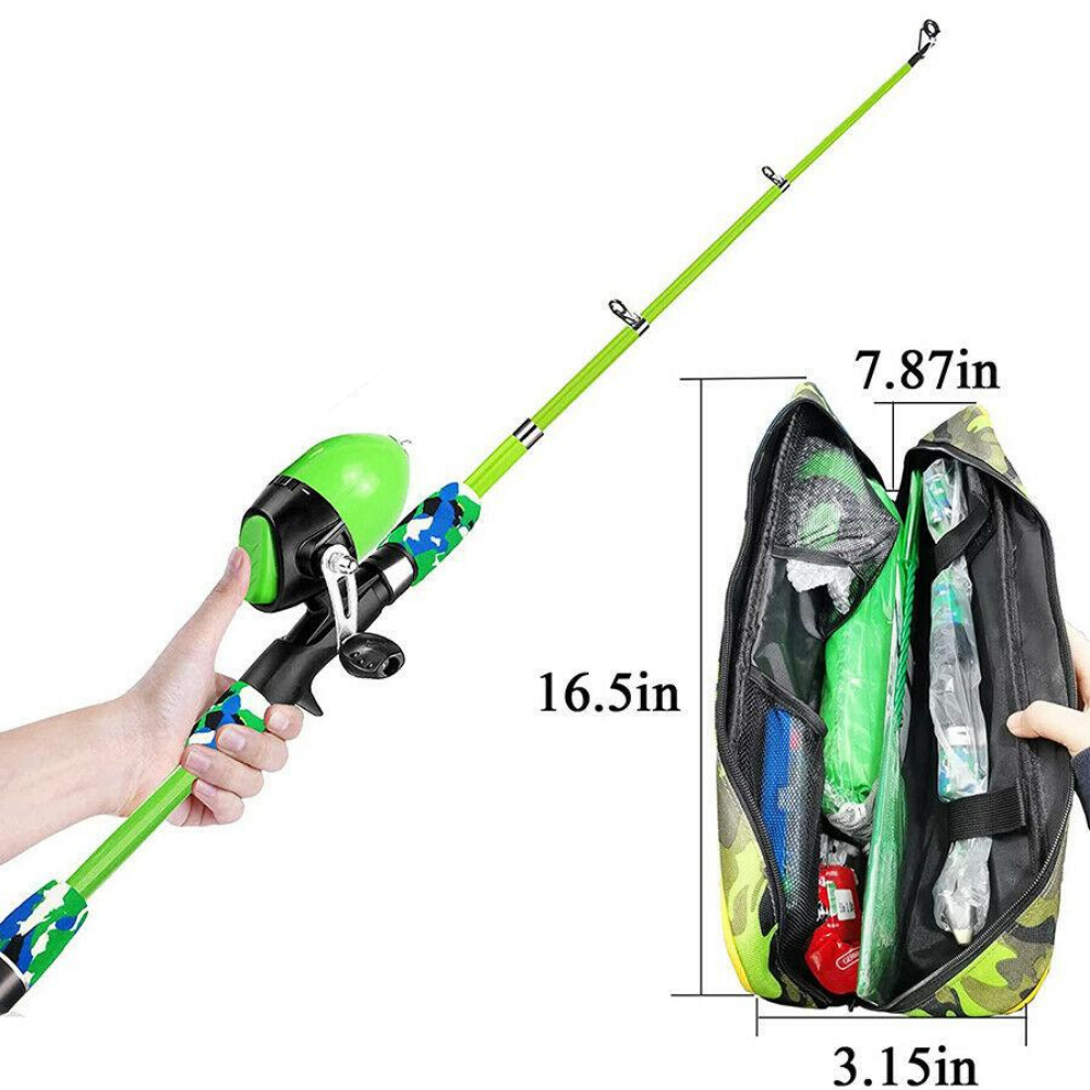 Ultimate Portable Kids Fishing Pole Kit - Westfield Retailers