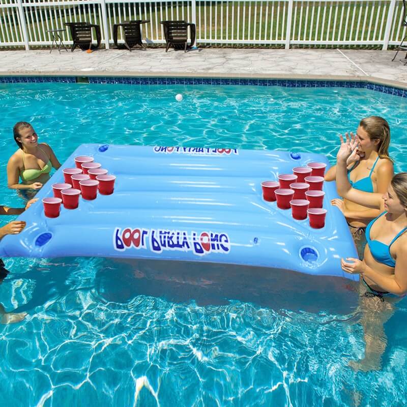 Inflatable Floating Beer Pong Table For Pool - Westfield Retailers