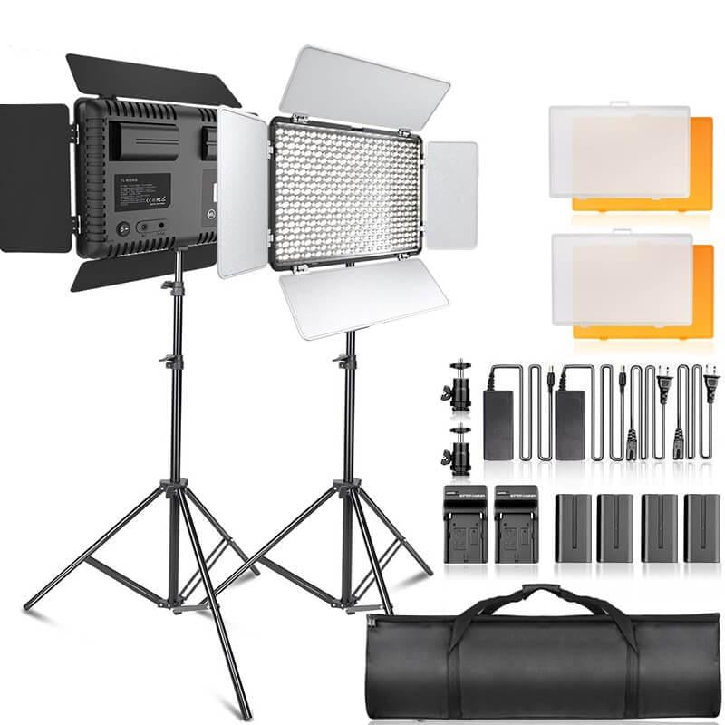 Premium Dimmable Studio LED Lighting With Tripod - Westfield Retailers