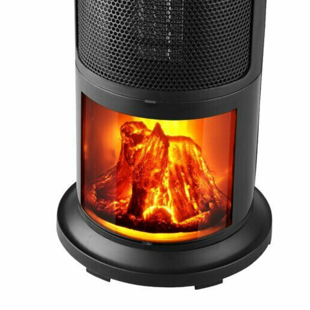 Free Standing Indoor / Outdoor Electric Space Tower Patio Heater With Thermostat - Westfield Retailers