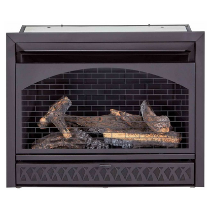 Modern Free Standing Ventless Gas Fireplace Insert 26,000 BTU - Westfield Retailers