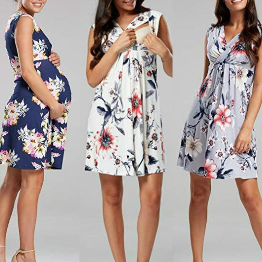 Trending Floral Maternity Dress - Baby Bump & Breast Feeding - Westfield Retailers