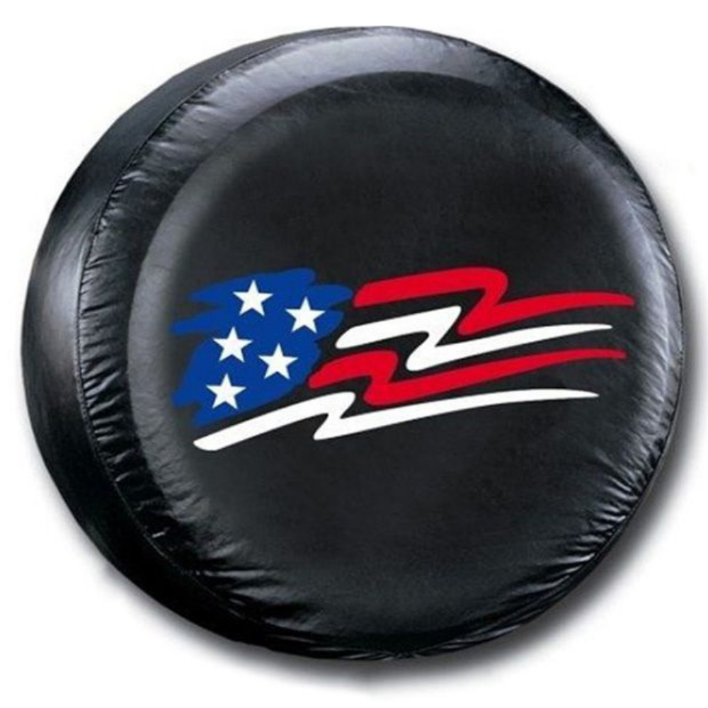 Premium American Flag Jeep Wrangler Spare Tire Cover - Westfield Retailers
