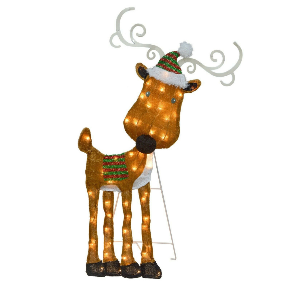 Premium Outdoor Light Up Christmas Reindeer Decoration Statue - Westfield Retailers