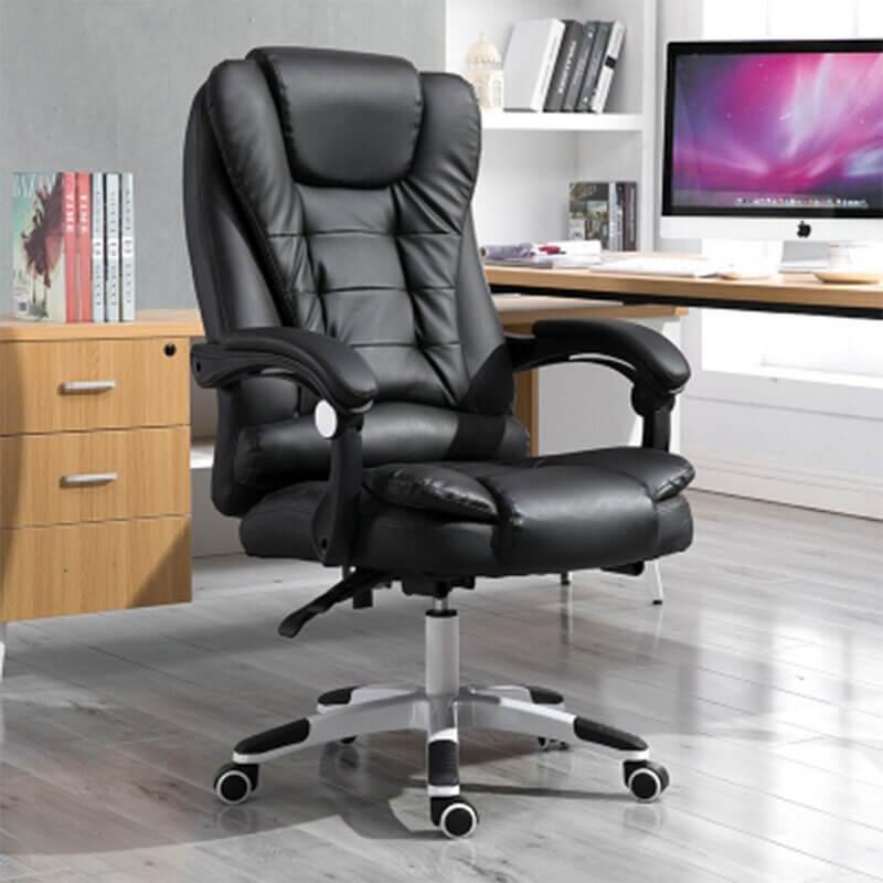 Premium Reclining Massage Chair with Comfortable Leather & Extendable Footrest - Westfield Retailers