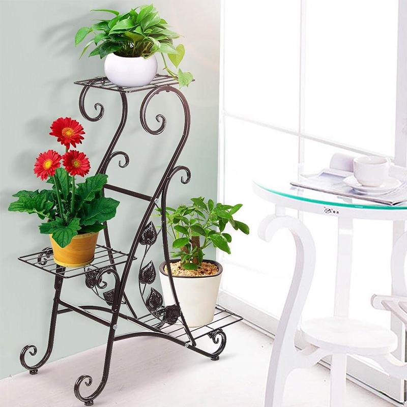 Metal Plant Stand 3 Layer Flower Pot Rack - Westfield Retailers