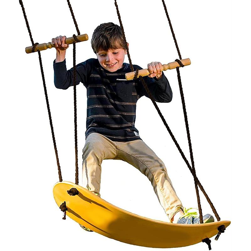 Stand Up Surfing Swing Curved Wood Board - Westfield Retailers