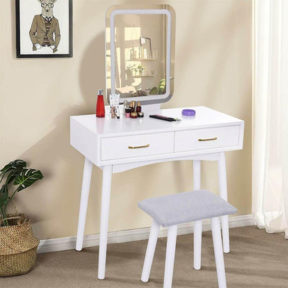LED Mirror Makeup Vanity Dressing Table Set - Westfield Retailers