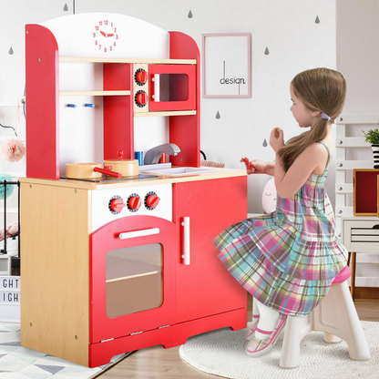 Ultimate Kids Wooden Play Toy Kitchen Set - Westfield Retailers