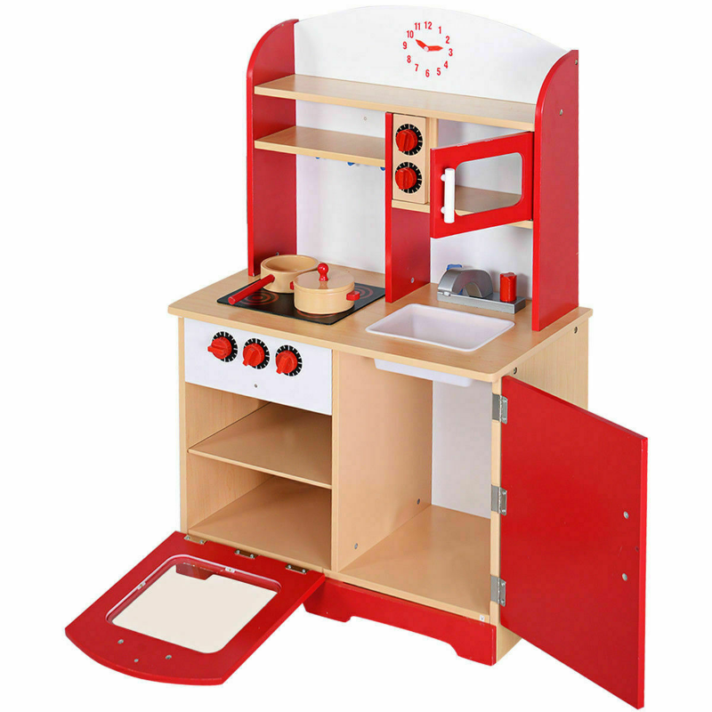 Ultimate Kids Wooden Play Toy Kitchen Set - Westfield Retailers