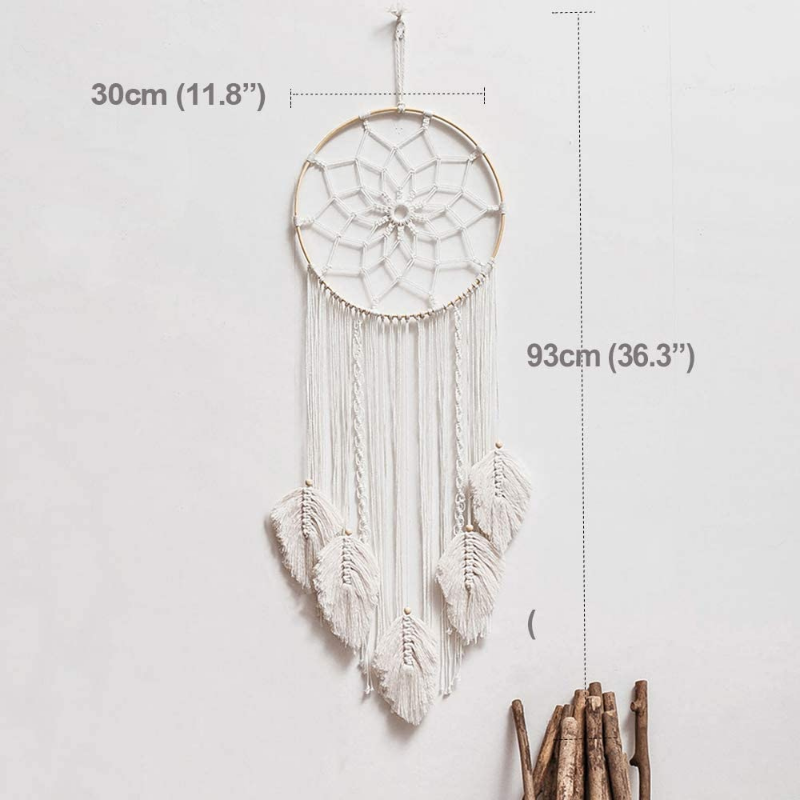 Large Authentic Woven Native American Dream Catcher 36" - Westfield Retailers