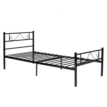 Premium Black Platform Metal Bed Frame - Westfield Retailers