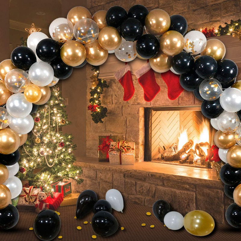 Gold Balloon Arch Garland Stand Kit 120pcs - Westfield Retailers
