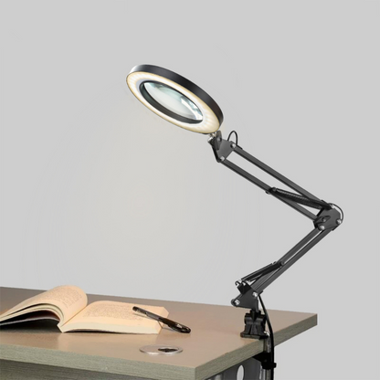 Flexible LED Lighted Magnifying Desk Glass Lamp - Westfield Retailers