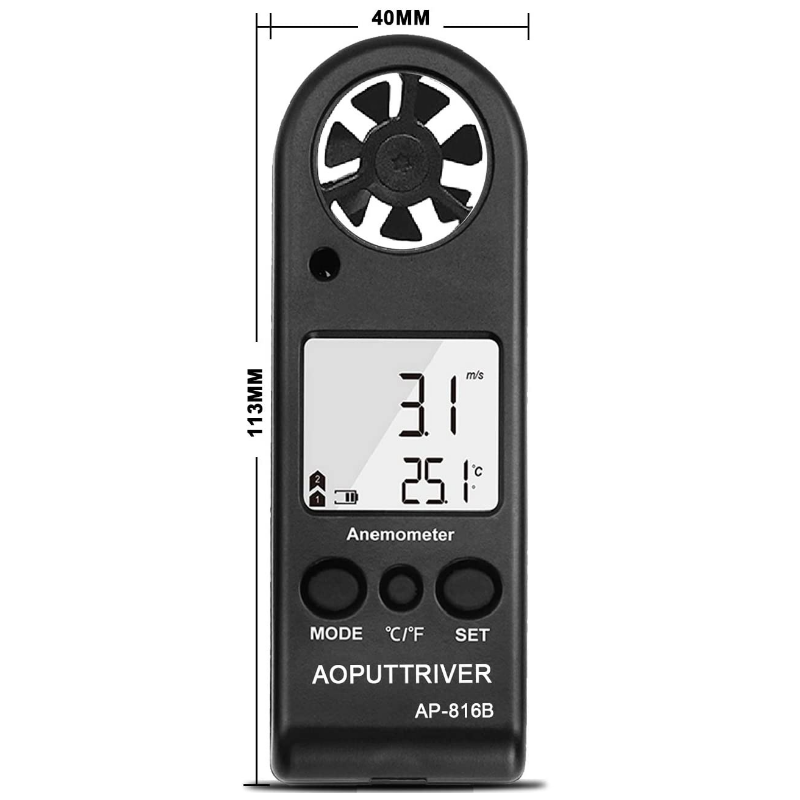 Handheld Digital Wind Speed Measurement Anemometer - Westfield Retailers