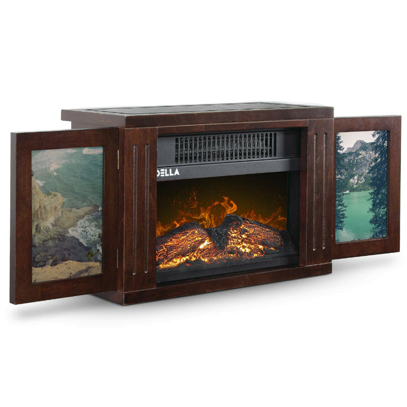 Portable Indoor Outdoor Wood Burning Fireplace Heater - Westfield Retailers