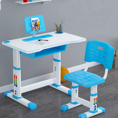 Premium Kids Adjustable Study Desk And Chair Set - Westfield Retailers