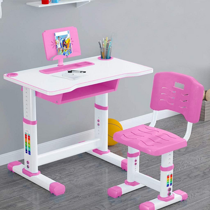 Interactive Kids Adjustable Large Study Desk And Chair Set - Westfield Retailers