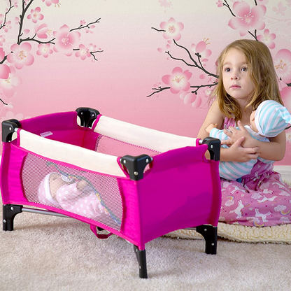 Premium Portable Baby Doll Crib Bed Set - Westfield Retailers