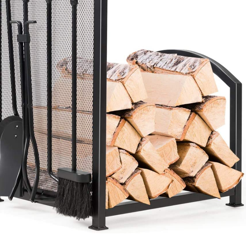 Premium Heavy Duty Firewood Log Holder Rack 27.5in - Westfield Retailers